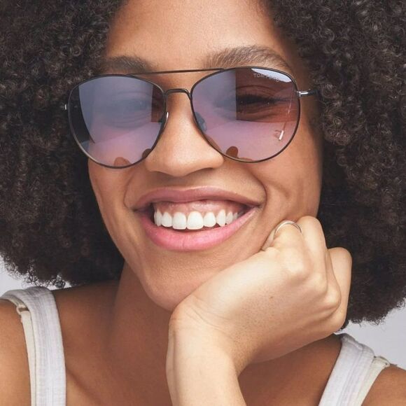 NEW Tom Ford FT0784/S Milla 01C Black Gradient Mirror Pilot Unisex Sunglasses - Picture 4 of 13